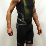 Black Adidas Techfit Powerweb sprintsuit - Right