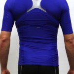 Blue Adidas Techfit T-shirt - Back