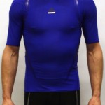 Blue Adidas Techfit T-shirt - Front