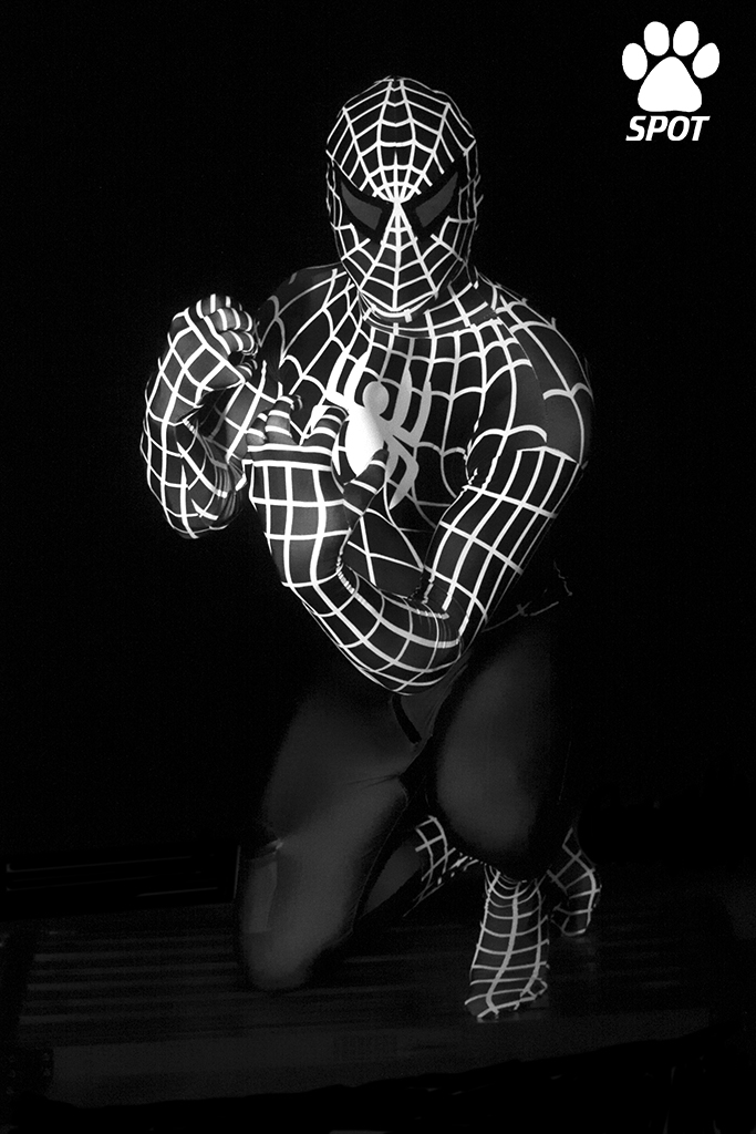 Black Spiderman 2 UV ZentaiSpot