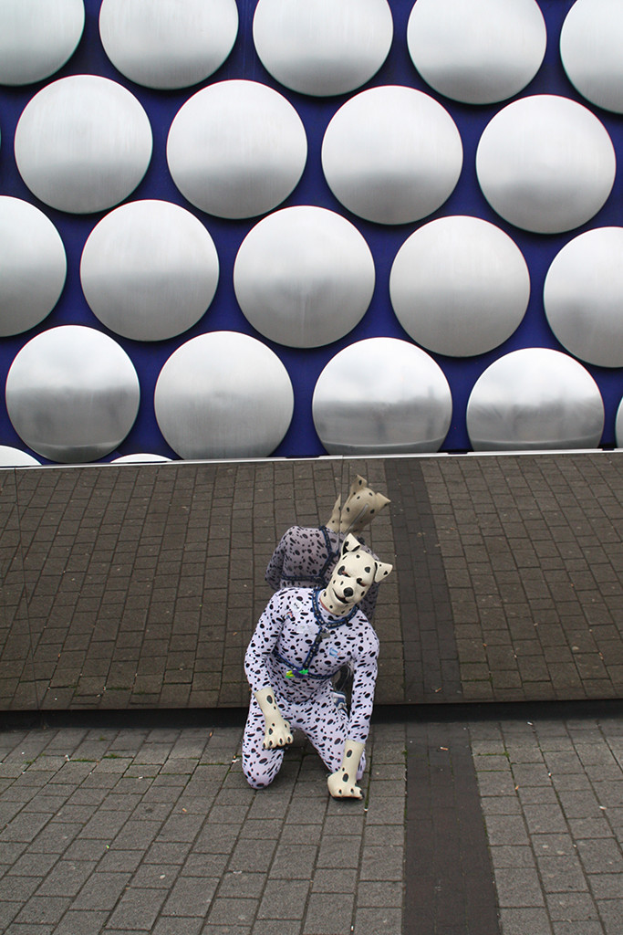 Outside the Selfridges Building